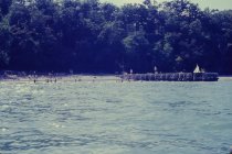 Looking west towards beach and bluffs